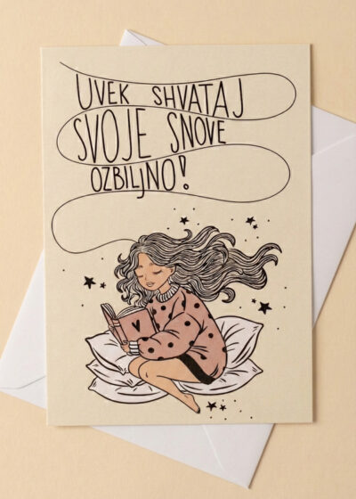 Čestitka Shvataj svoje snove ozbiljno